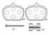 тормозная кладка Brake Pad:20364